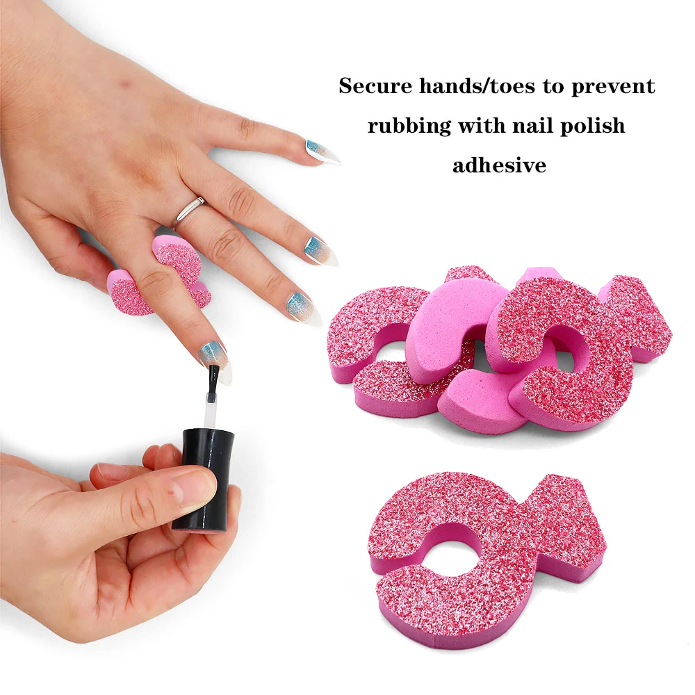 20Pcs Sponge Toe Separators For Hand And Feet Nail Polish Application Luxury Sponge Finger Separators Pedicure Supplies Manicure