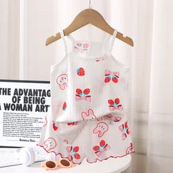 2024 Kids' Summer Cotton Vest & Shorts Loungewear Set - 90  12-24M (02)