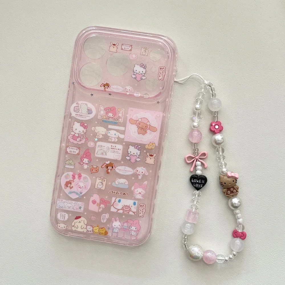 Hello Kitty Melody Cartoon Pink Phone Case image 6