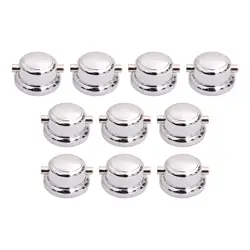 Premium Double End Drum Lugs with Pads - High - Quality Percussion and Drum Set Hardware Accessories (10 Set)