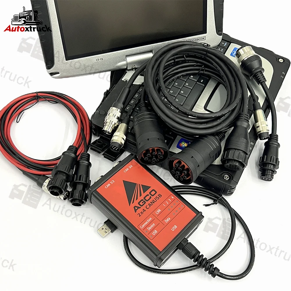 

Agricultural For AGCO OEM Diagnostic Scanner EDT FENDT FenDias AGCO CANUSB Interface Electronic Diagnostic Tool CF19 laptop