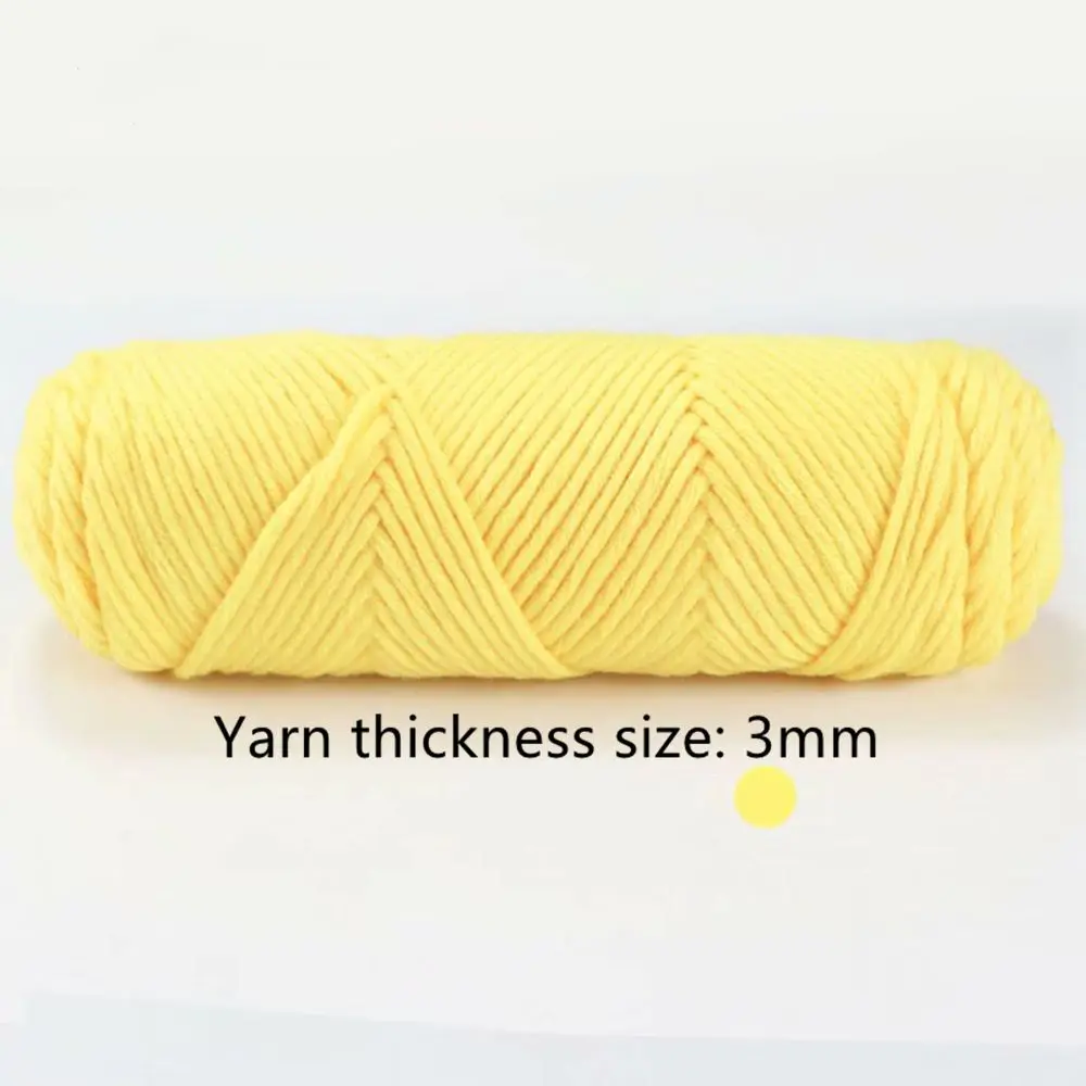Crochet Yarn Pure Colour Series Lover Yarn 100g Milk Cotton Yarn Woolen 8 ply Thread for Knitting Scarf Wool Handmade DIY Scarves Gift