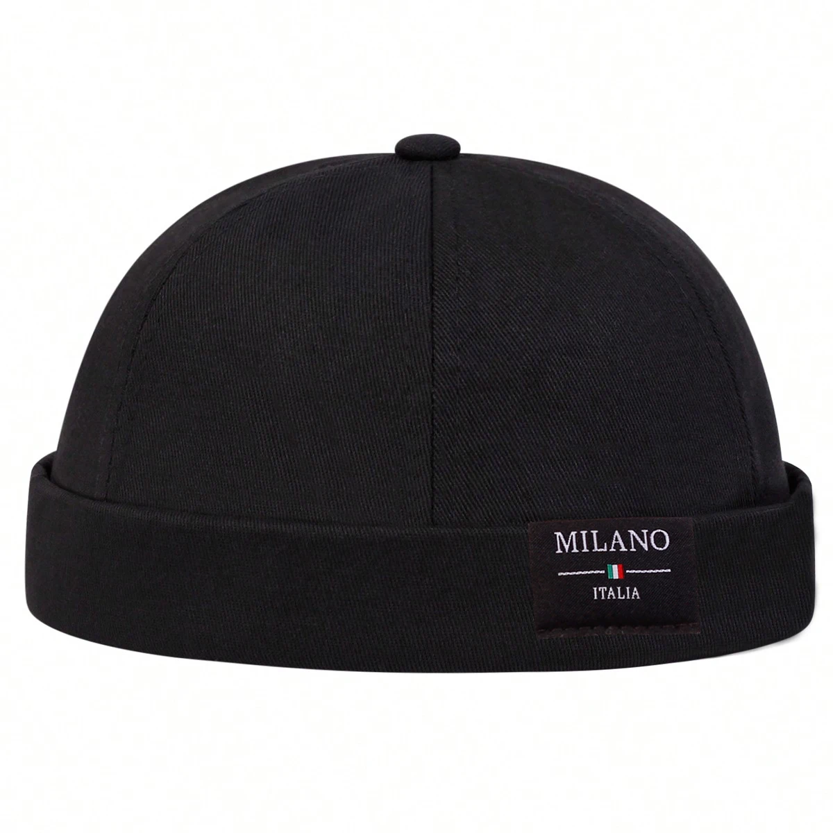 Herren MILANO ITALIA Nählabel Landlord Caps Frühling und Herbst Verstellbare Melonenhülsenmützen Literarische Hip-Hop-Mütze Malermütze – Detail 3