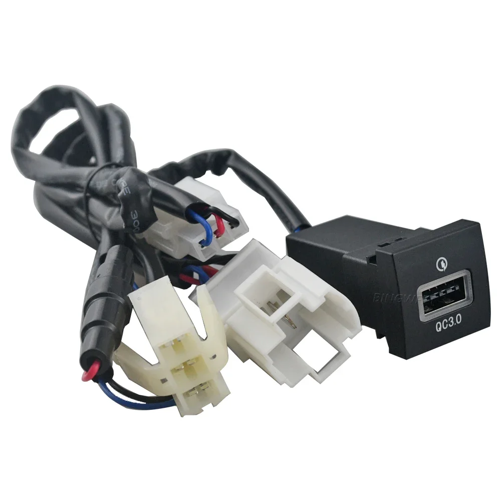 Fast Charge Adapter PD Type C and QC3.0 Power Outlet Switch for VW Golf 6 Jetta 5 MK5 Scirocco 2006 - 2014 USB Charger Socket