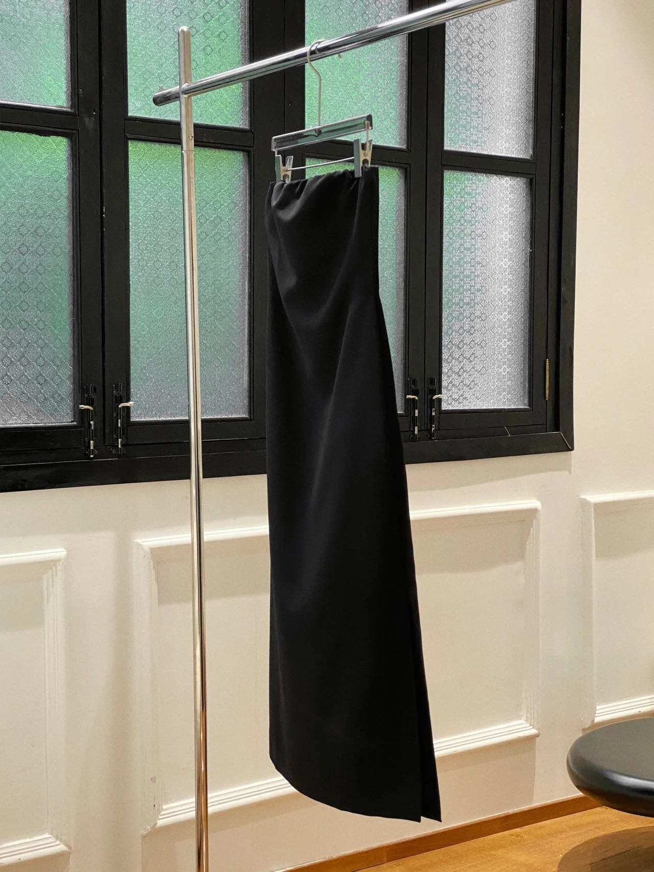 

New women's clothing for spring And summer 2023 Strapless Black Sheath Tube Top Dress 0422