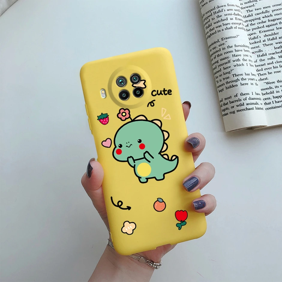 Smile Painted Matte Silicone Soft Shockproof Phone Case for Xiaomi Mi 10T Lite 5G