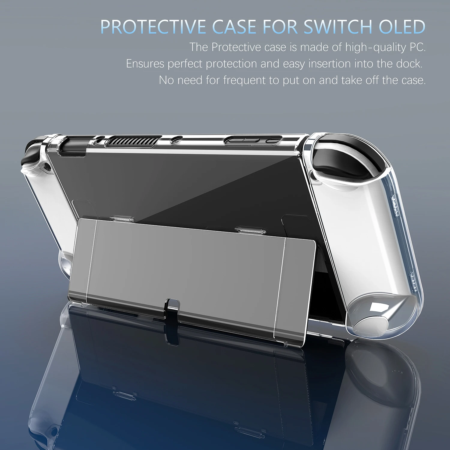 Custodia Trasparente Crystal Protect Shell Per Nintendo Switch Custodia Rigida Trasparente Oled Dockable Per Switch Oled Console Accessory