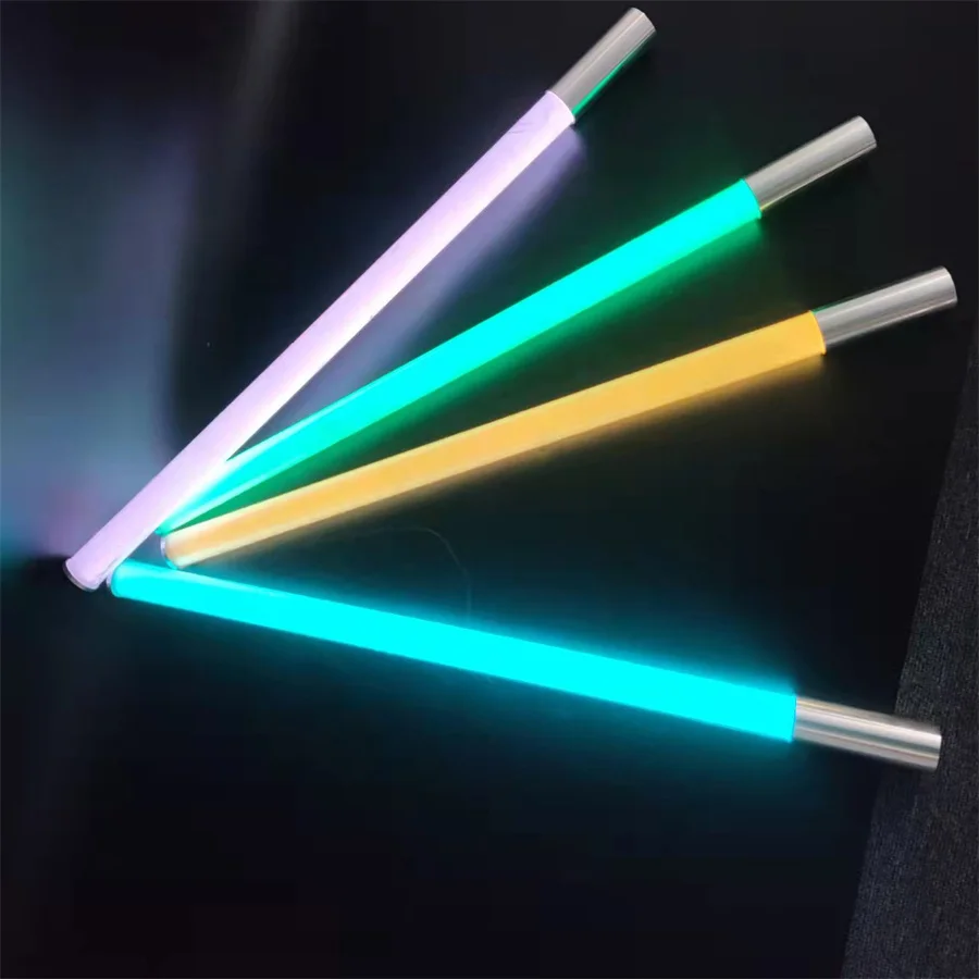 

60/80CM Long Handheld Dance Flashing Stick Light Electronic LED Sparklers Strobe Baton For Nightclub Party Bar KTV Decor