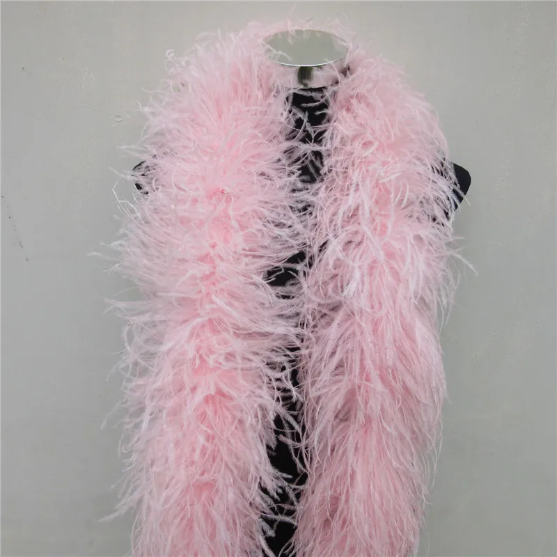 Aa-Tesco 2 Metri Rosa Birichino Boa Di Piume Di Struzzo Costumi Del Pannello Esterno/Trim Per Il Partito/Scialle/Craft Boa Di Piume In Decorazioni Di 