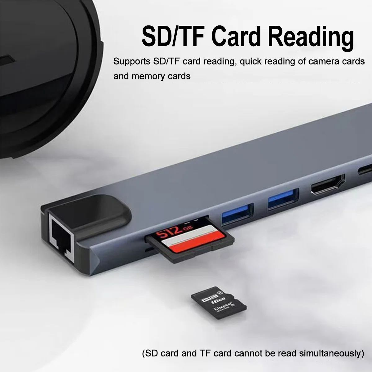 USB HUB Type C Splitter Thunderbolt 3 Docking Station Laptop Adapter For Macbook Air M1 IPad Pro RJ45 HDMI-compatible_voghion.com