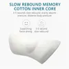 Breathable Memory Cushion Interior Accessories Bed Sleeping Pillow Car Seat Waist Pillow Lumbar Support Pillow Foam Car Cushion 2