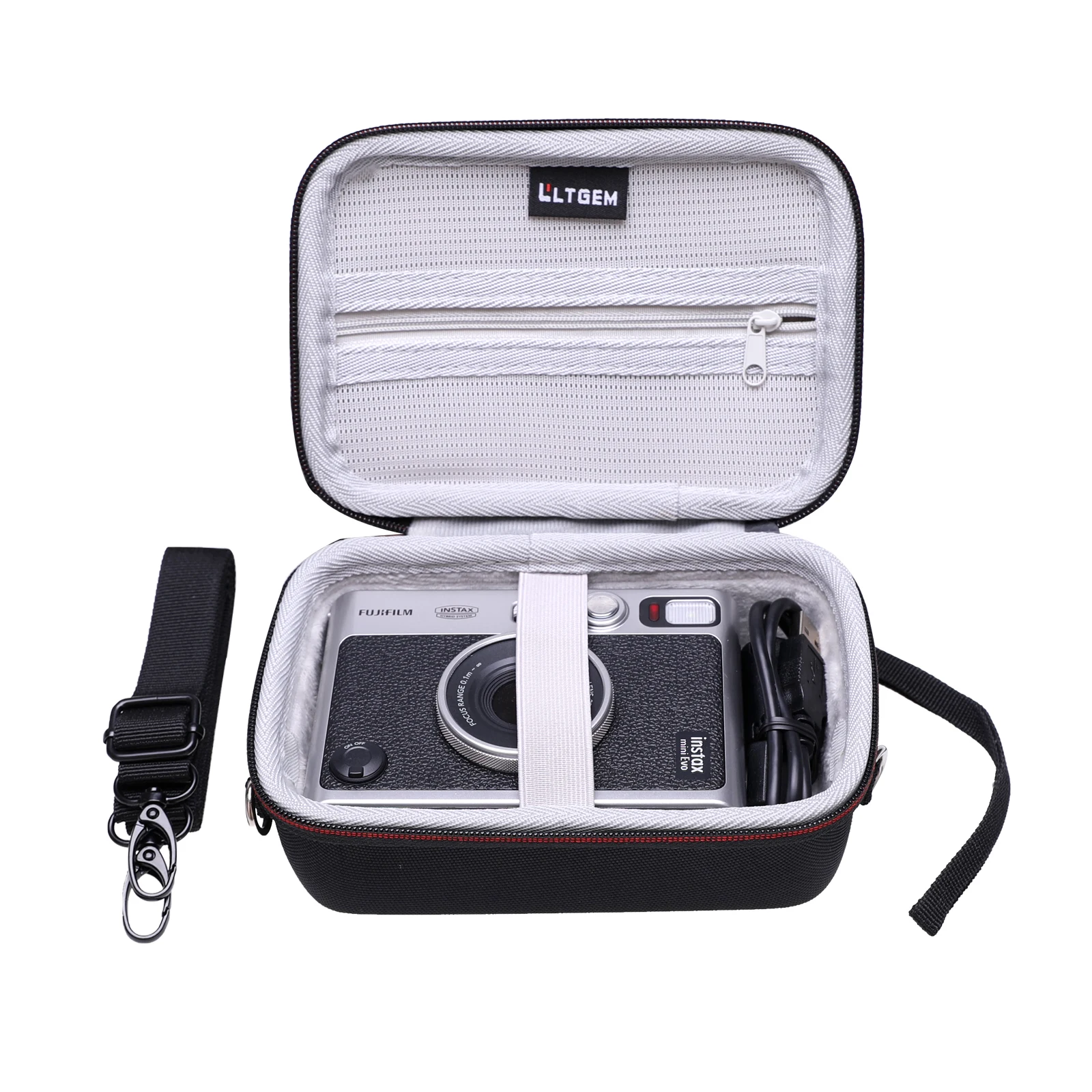 Custodia Rigida In Eva Per Fujifilm Instax Mini Evo/Liplay Custodia Protettiva Per Fotocamera Istantanea (Solo Borsa)