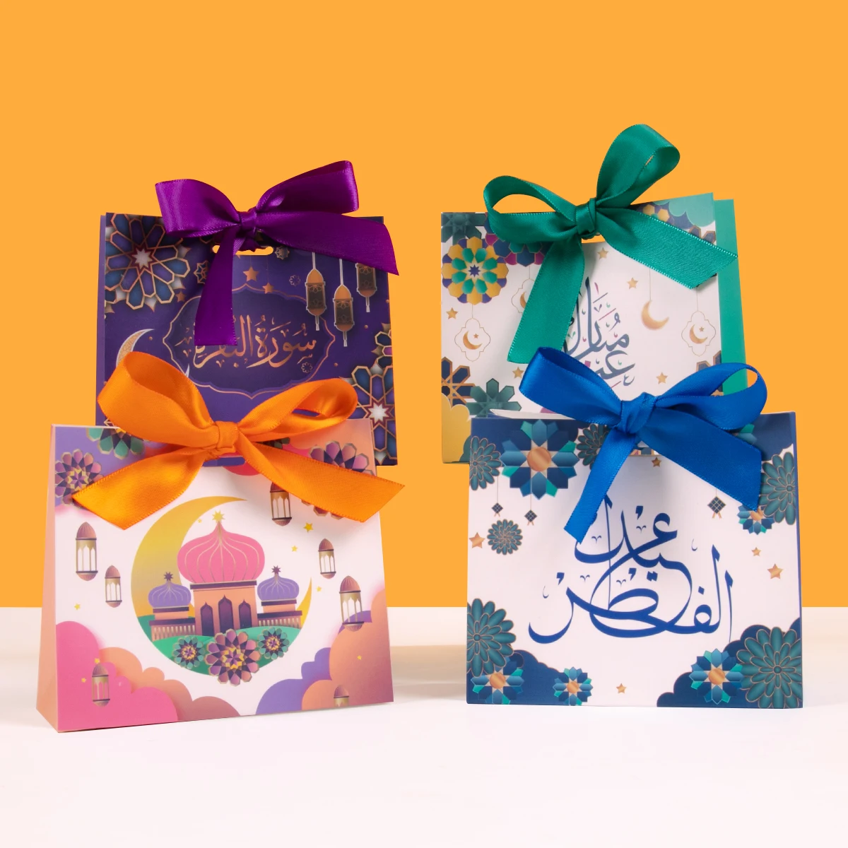 10pcsRamadanGiftBoxEidMubarakCandyCookieBoxEidpartyGift