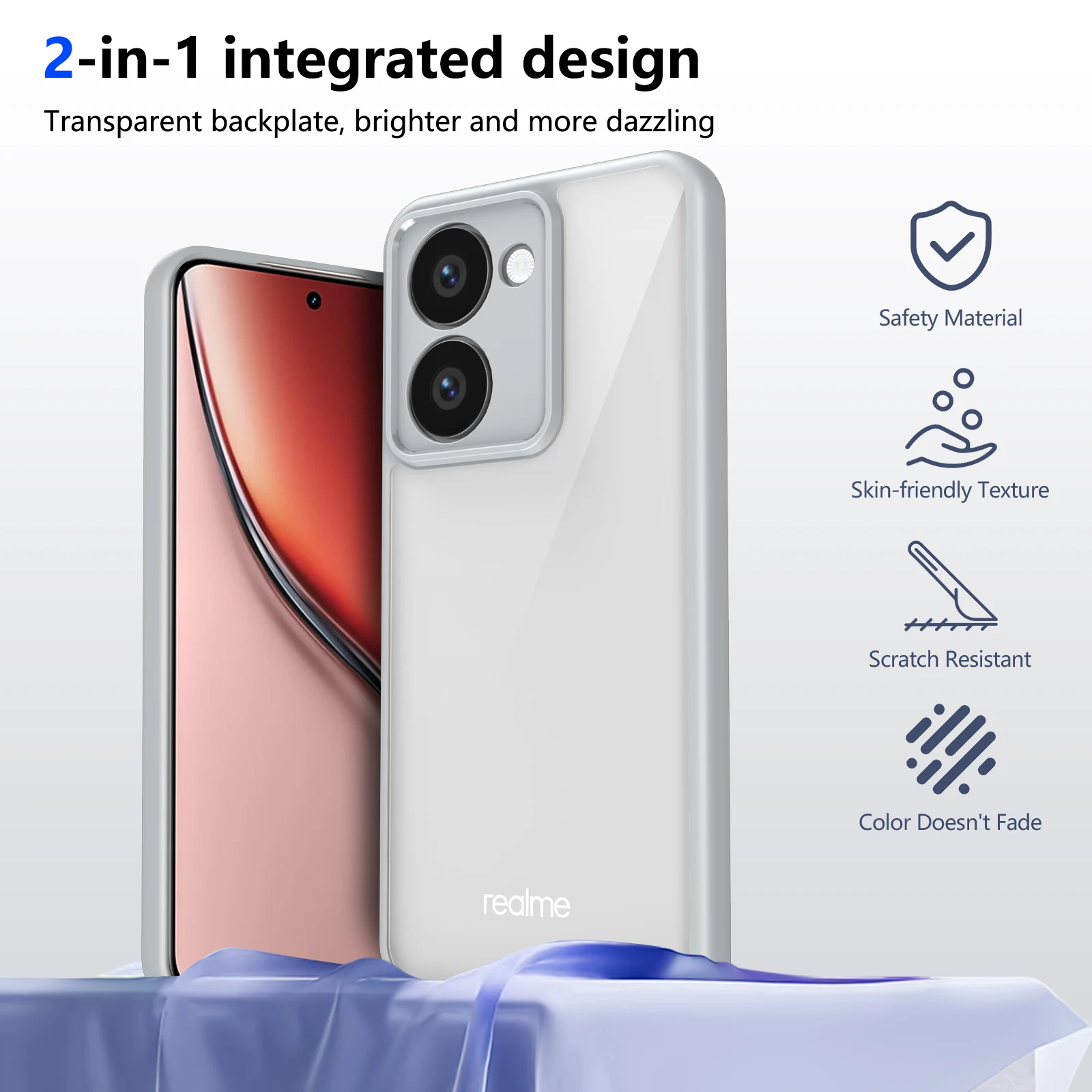 Transparent Skin-Feel Protective Case