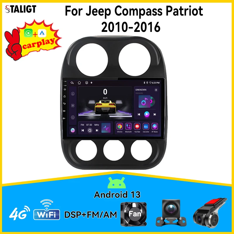 

Autoradio Multimedia Player Automotive Car Radio For Jeep Compass Patriot 2010-2016
