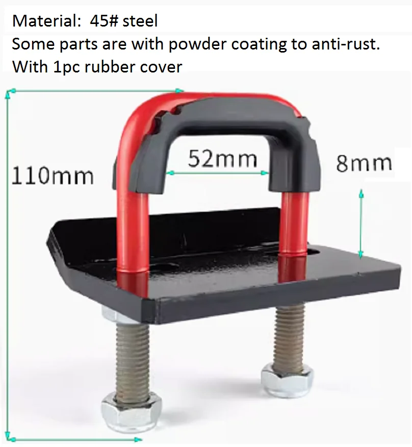 Winch Trailer arm hook stabilizer plate fastener accessory suitable for American square mouth trailer RV anti shake anti loosen