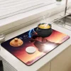 Your Name Kitchen Dish Mat Absorbent Dining Table Mats Retro Non-slip Placemat Coffee Dish Tableware Mat for Home Decor 5