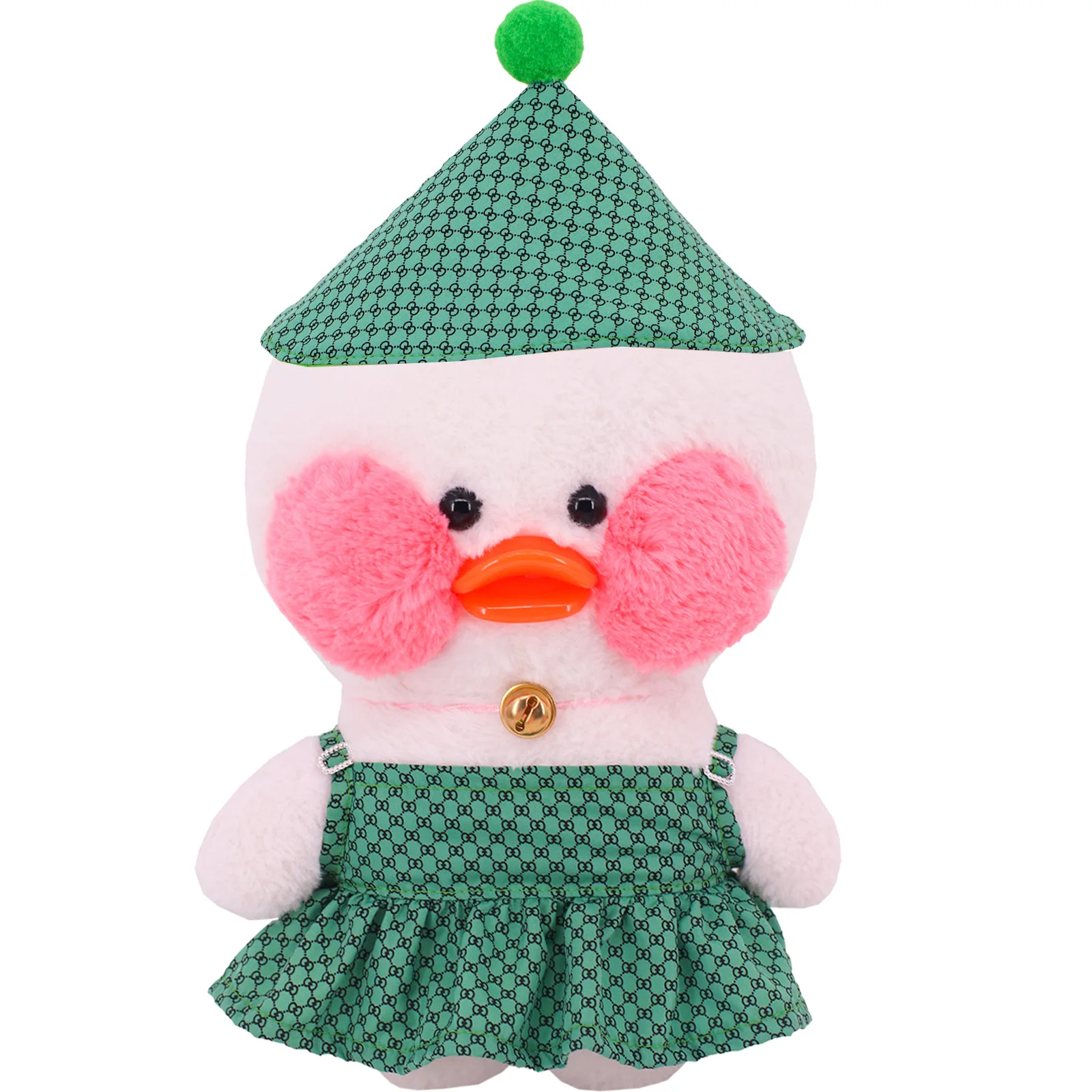 Duck Clothes Suitcase Umbrella Kawaii Animal Set for 30cm Plush Lalafanfan Yellow Duck Doll Clothes Plush Stuffed Toy Accessory doll clothes,plush toy accessories,mini doll ornaments