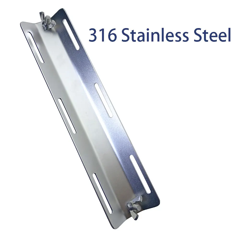 Stainless Steel Universal Technical Dive Marine Single Tank Adapter For