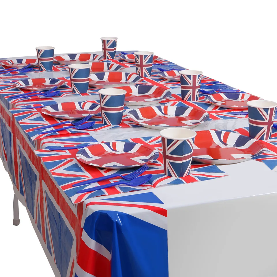 Bicchieri Di Carta Union Jack 100 Pezzi – Perfetti Per Feste A Tema Britannico, VE Day E Celebrazioni Reali
