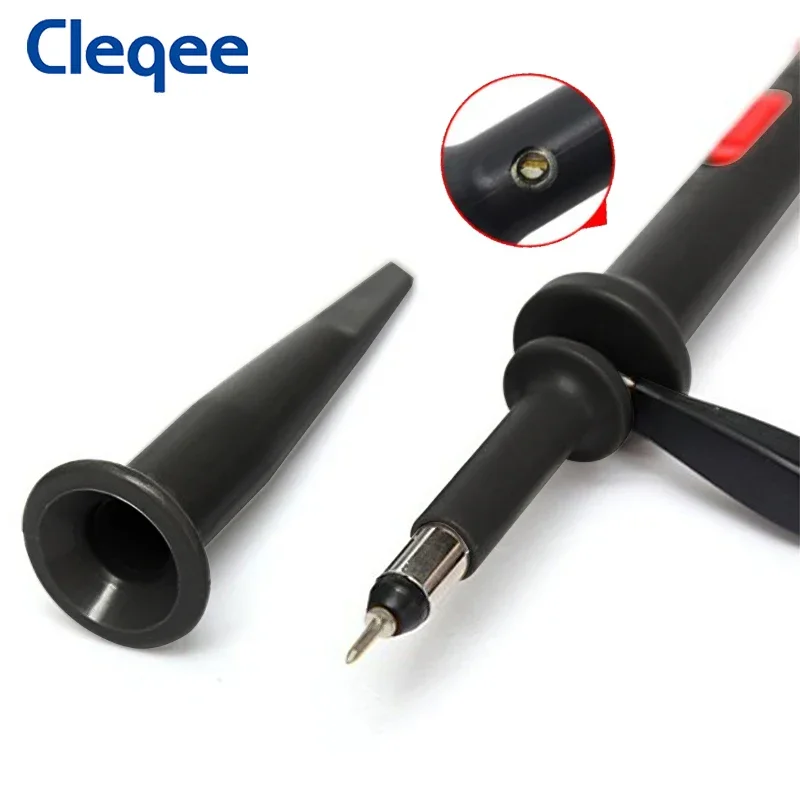 Oscilloscope Probe Cleqee P7300 300MHz Oscilloscope Probe BNC Protective Cap Safety BNC Plug Scope Probe X1/X10 DC-300MHz