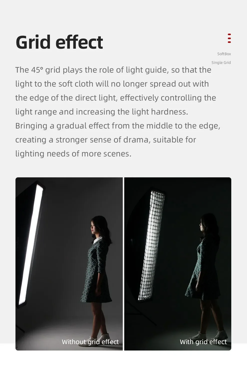 Description Picture 5 of itemGodox 60x90cm 70x100cm 80x120cm Photo Studio Honeycomb Grid for Godox Strobe Flash Light Square Umbrella Softbox (Grid Only)