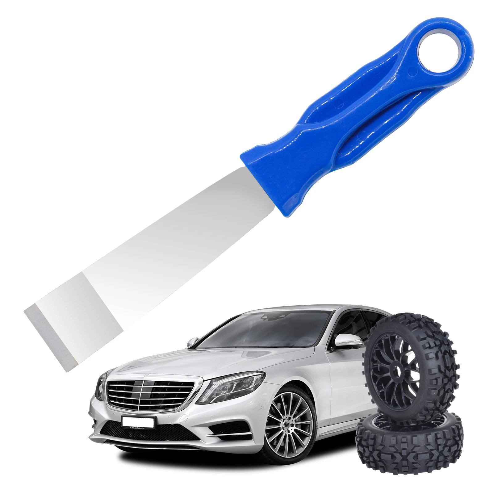 Car Tire Repair Tool Metal Scraper For Adhesive Stick On Wheel Weights