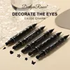 Dragon Ranee Double head Star Seal Eyeliner waterproof non-smudging novice heart plum embellished eye tail eyeliner 4