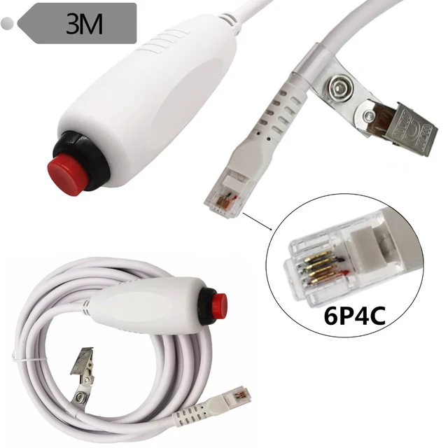 Nurse Call Telephone Modular Plug RJ11 6P4C Connector Cable, 47% OFF