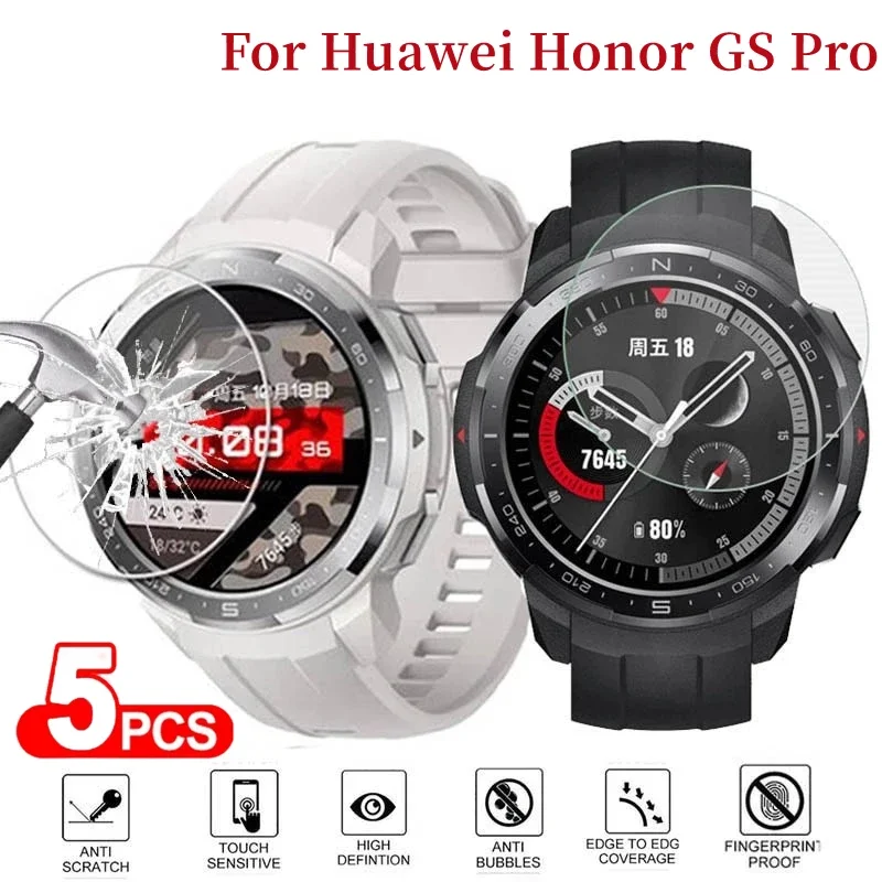 

Glass for Huawei Honor Watch GS Pro Tempered Glass Screen Protector 9H Hardness Smart Watch Protective Glass Film on GS Pro