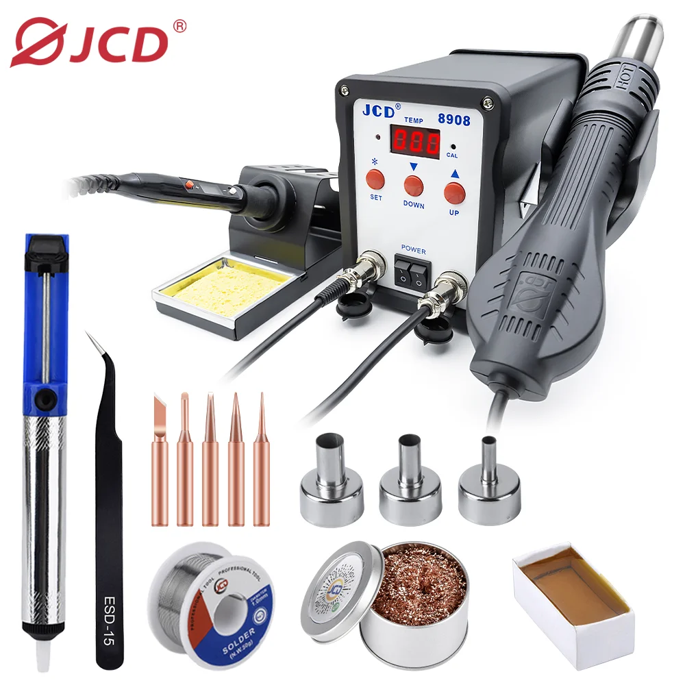 Soldering Iron Hot Air Soldering Station DIY Digital Rework Station Phone Repair