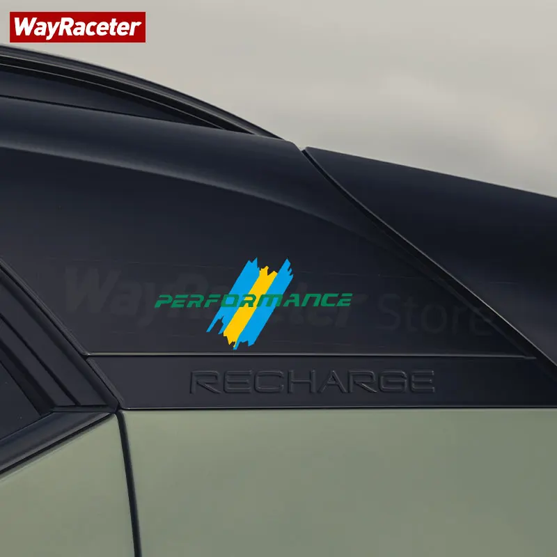 Autocollant de fenêtre en vinyle à rayures drapeau suède créatif, pour Volvo XC90 XC60 XC70 XC40 V40 V50 V60 V70 V90 S40 S60 S80 S90  34