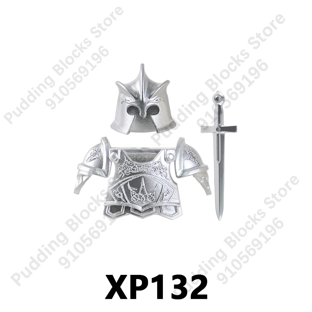 액션 피규어 빌딩 블록, KT1019, XP131, XP132, XP133, XP134, XP135, XP136, XP137, 벽돌 액세서리, 성인 어린이 장난감 장식