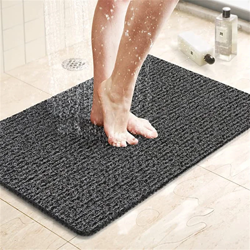 ShowerMatBathtubMatNonSlipBathMatwithDrainQuickDryingPVC