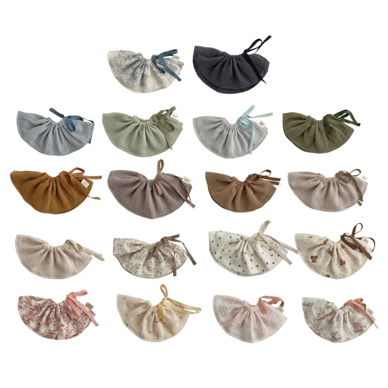 

Comfortable & Hygienic Baby Bibs 4 Layer Cotton Spit up Towel for 0-3 Years Old