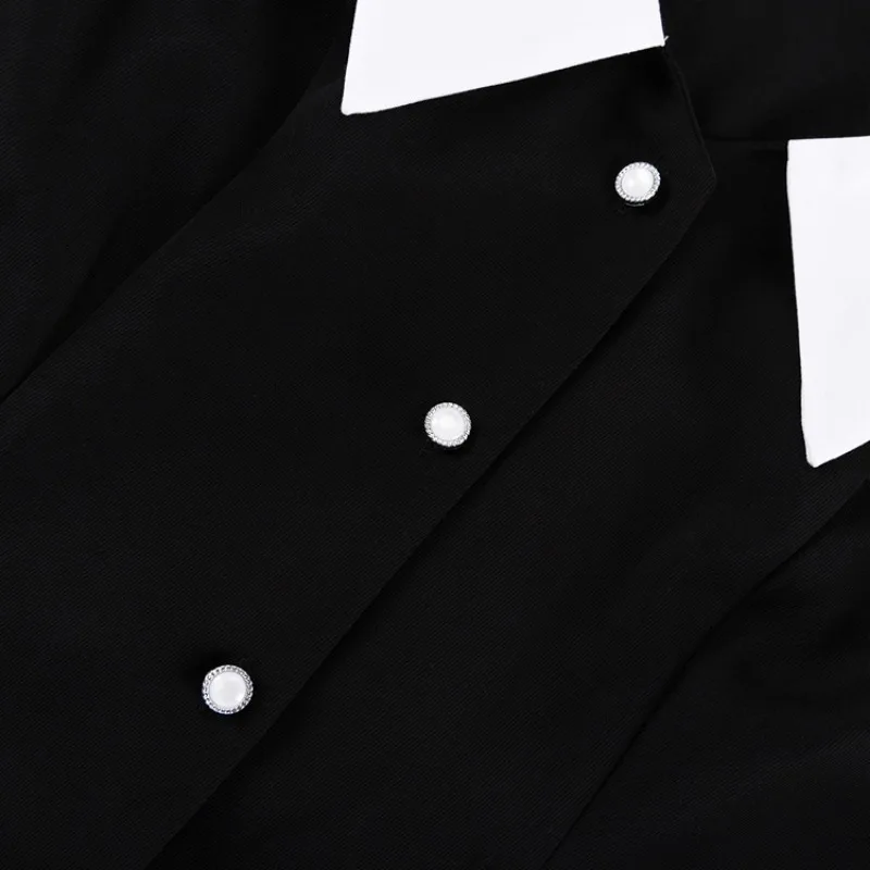 Vestido de noche de cintura alta para mujer, estilo retro, con empalme, manga larga, cuello vuelto, pliegues, minivestido para mujer, vestidos de fiesta y boda para mujer