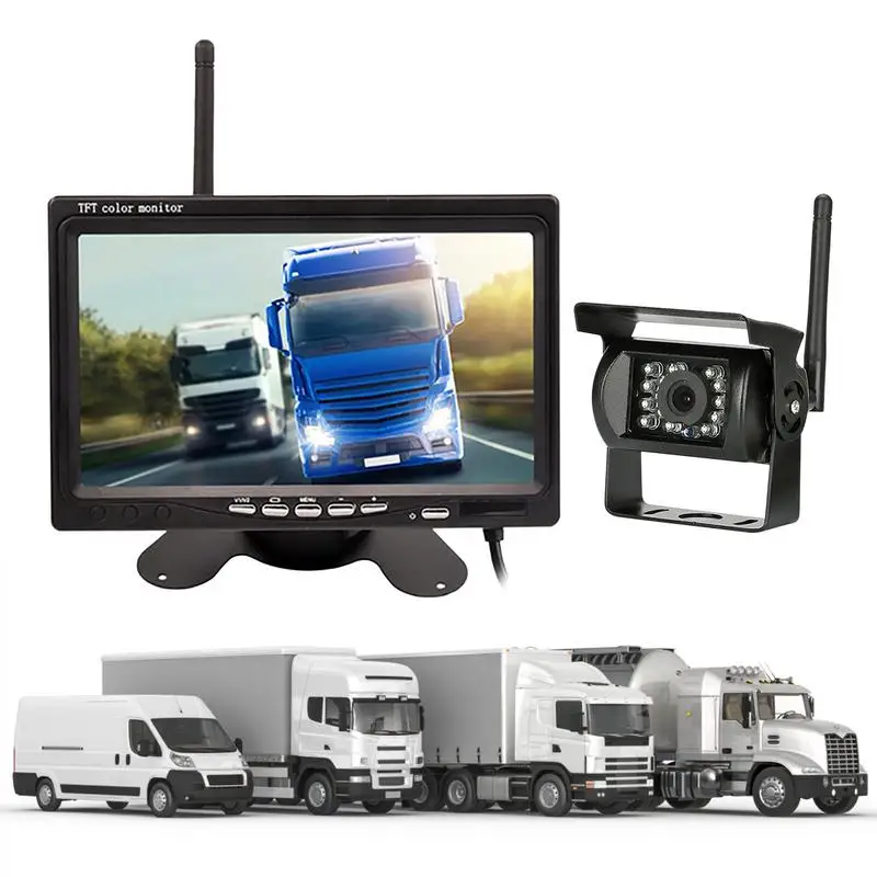 

7 Inch Wireless Car Monitor Screen Reverse Vehicle Monitors Reversing Camera Screen High Resolution For Car Monitor For Auto