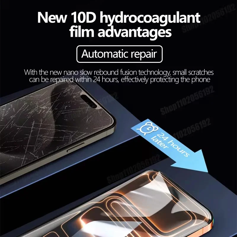 Pack of 5 Full Cover Hydrogel Screen Protectors