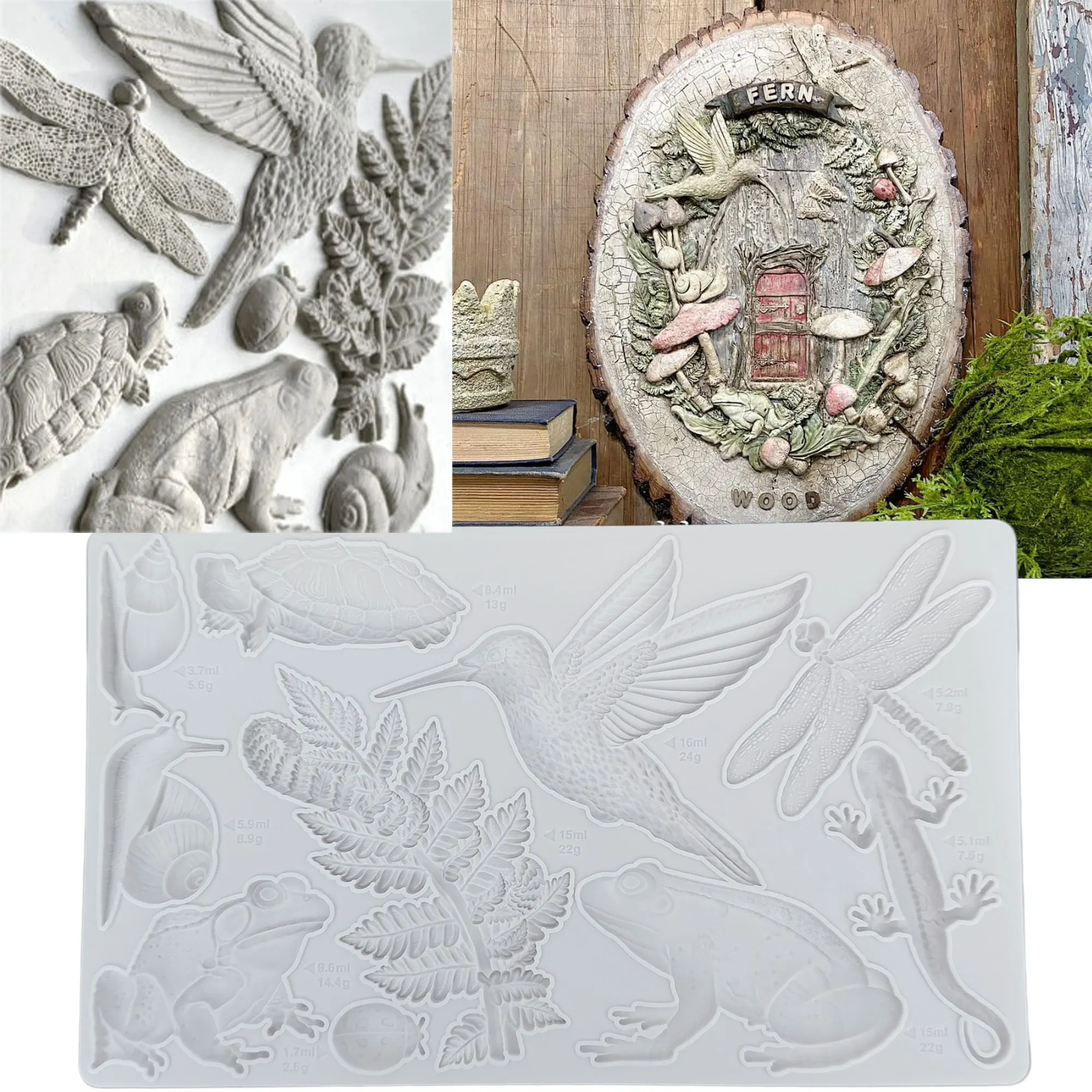 

Dewdrop Pond Insect Silicone Mold Fondant Cake Decorating Clay,Sugarcraft Cupcake Top Chocolate Baking Tool Decor Furniture Mold