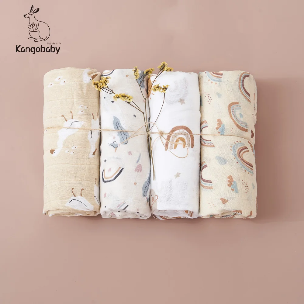 Kangobaby 100 Cotton 4pcs Gift Set my Soft Life Hot Sale All Season