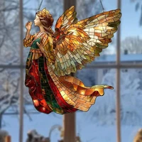 Festive Colorful Design Sun Catcher Acrylic Tree Sun Catchers Holiday Window Lights Catcher Sun Catcher 20cm for Window Home 1