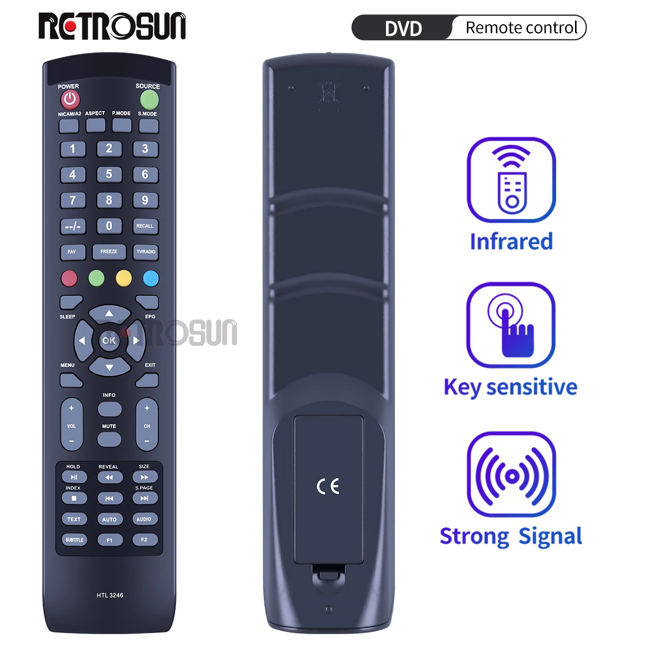 

Новый пульт дистанционного управления для XORO HTL-3246, HTC-4048 Smart TV