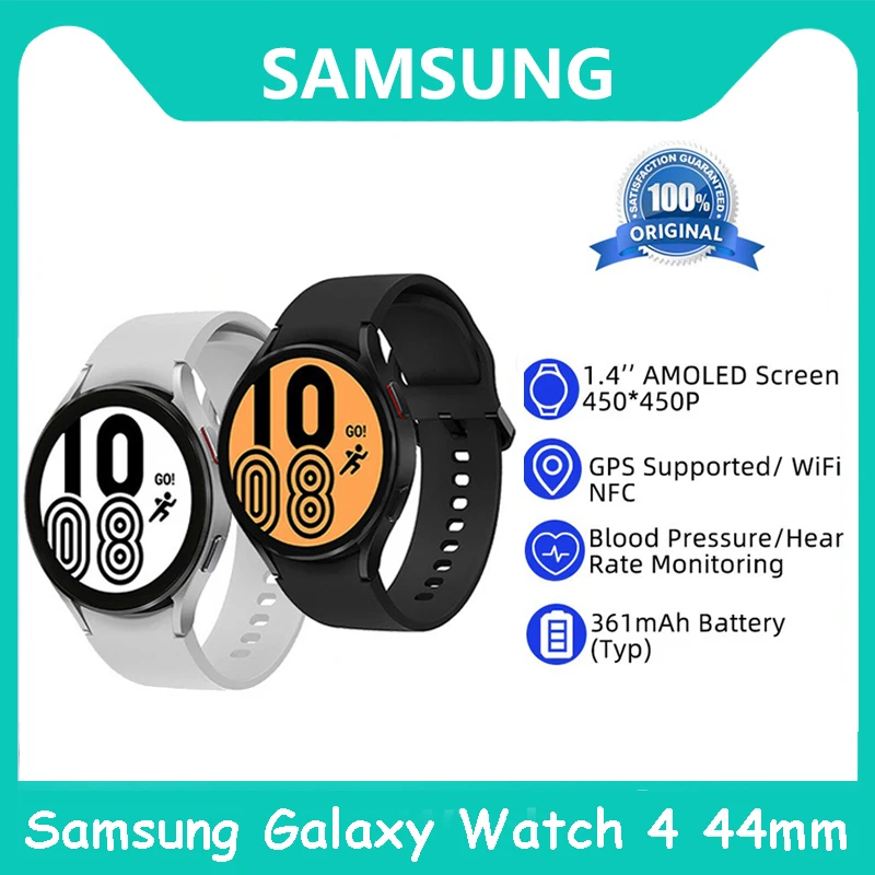 Original Samsung Galaxy Watch 4 44mm Smartwatch 1.2" Super AMOLED