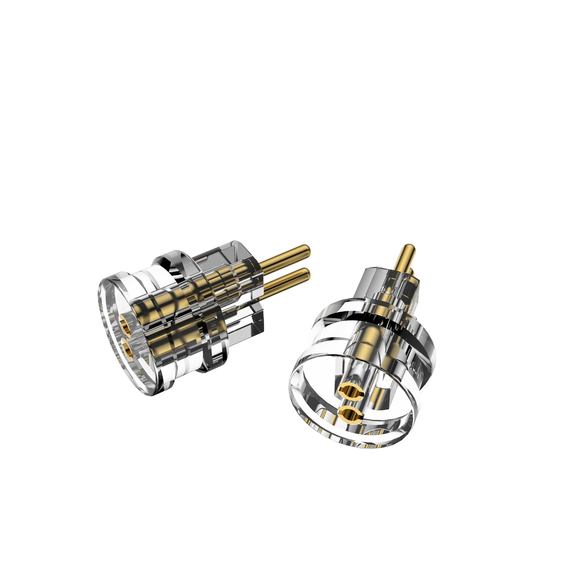 ペアイヤホンジャックアダプター MMCX 2Pin 0.78 フラットから