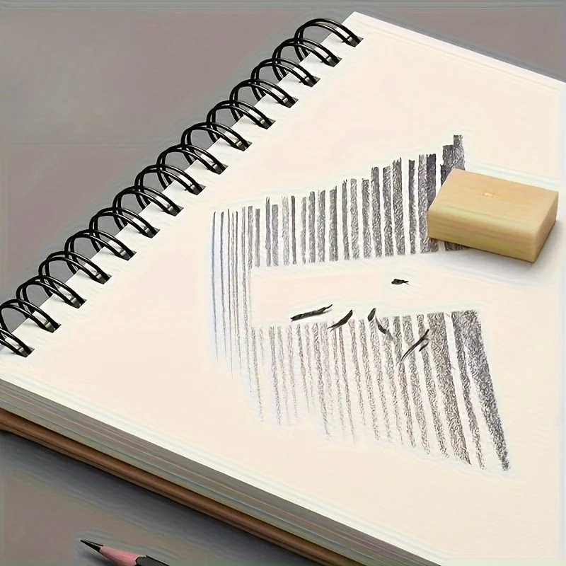 Top Spiral Bound Sketchbook-50 Sheets Acid-Free Watercolor Paper Art Notebook for Sketching Painting & Writing kraft paper sketchbook