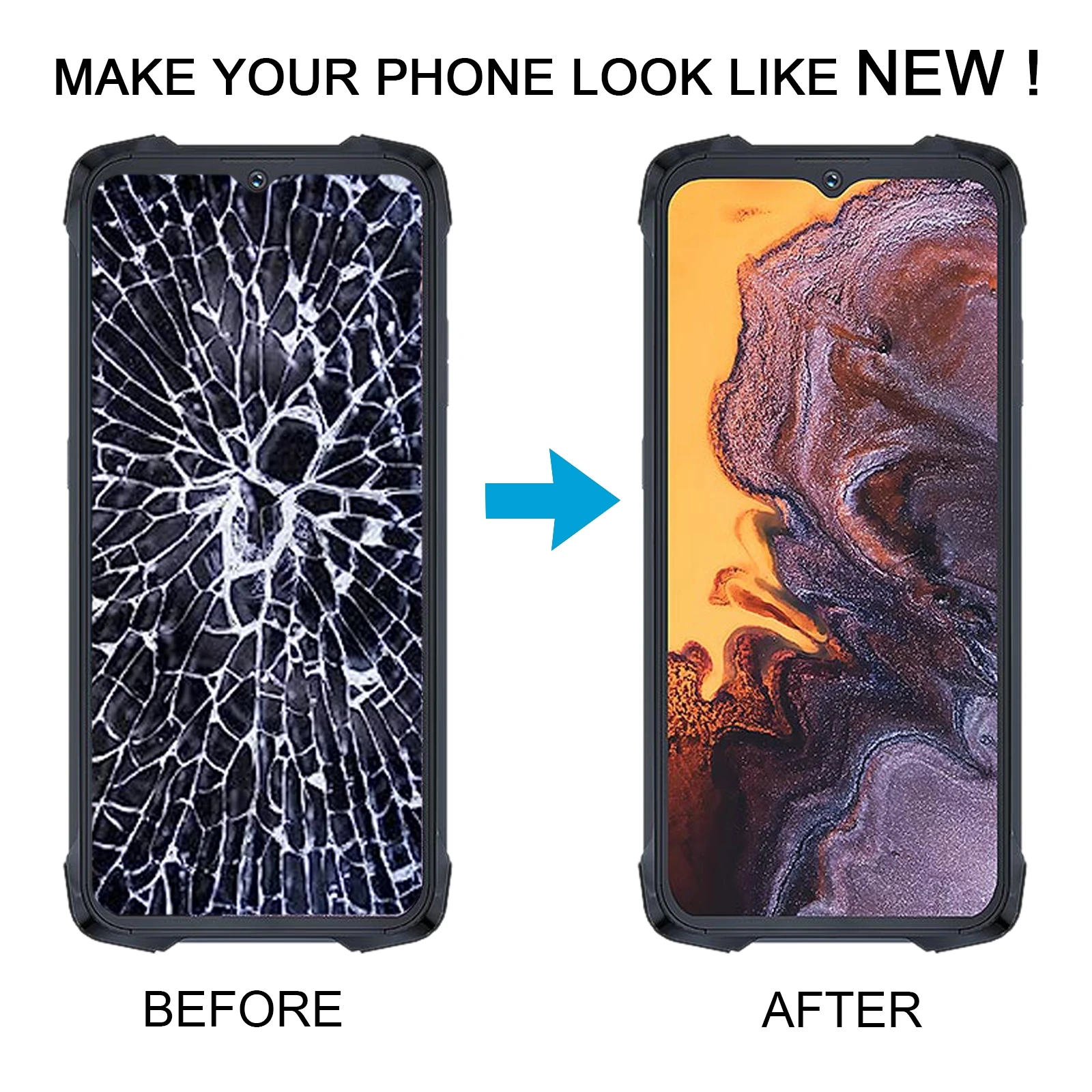 For Cubot KingKong 9 OEM LCD Screen with Digitizer Full Assembly Mobile Phone Replacement part