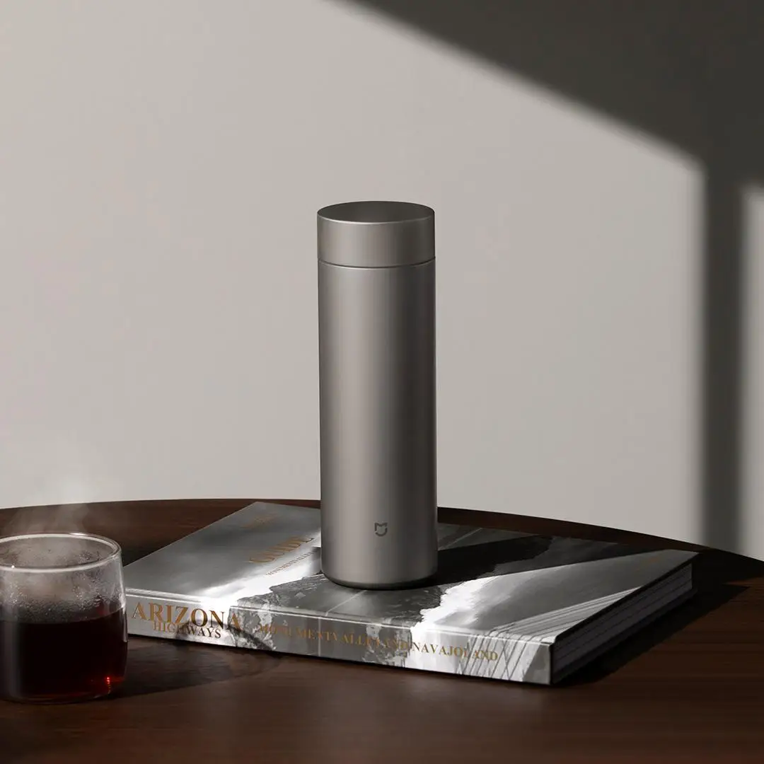 Xiaomi Mijia Thermos Cup Ti 2 480ml Pure Titanium Medical Material 6h Keep Warm Water Bottle No Harmful Vacuum Flask for Tea 5