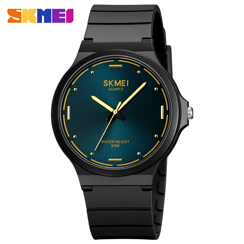 

SKMEI Simple TPU Strap 3Bar Waterproof Watches New Style Casual Quartz Wristwatches Mens For Male Time Clock reloj hombre