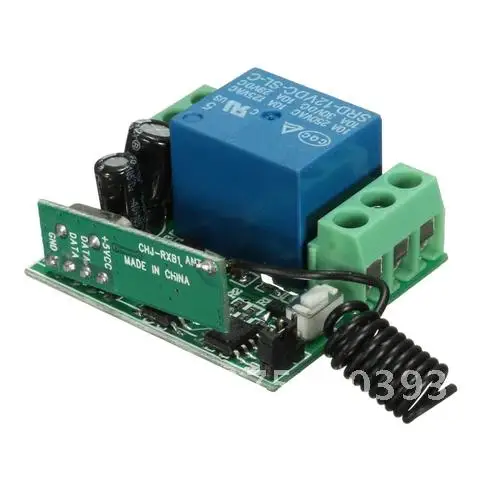 

Wireless RF Remote Control Transmitter Switch with Receiver 315mhz Home Automation NEW DC 12V 10A 1 CH Remote Control