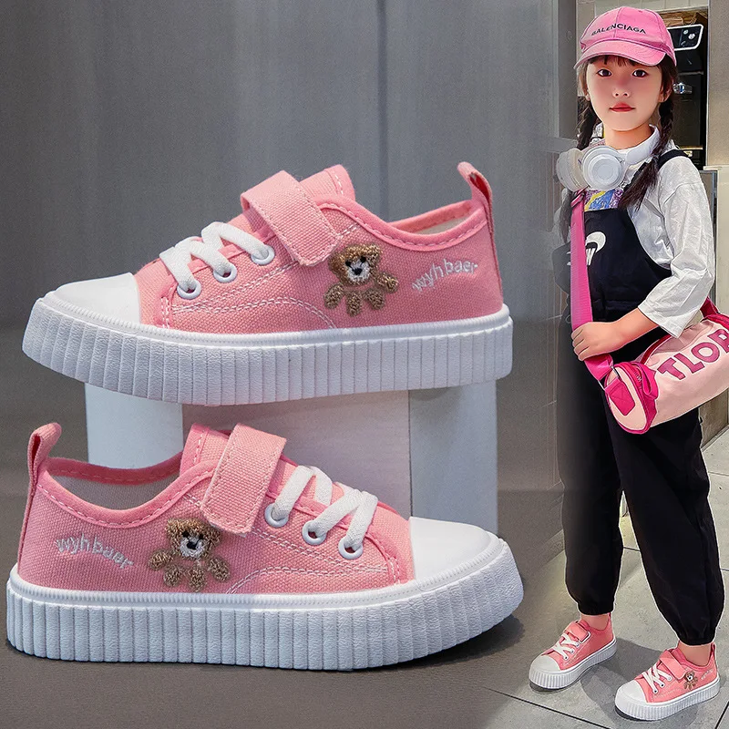 Zapatillas De Lona Para Niños Y Niñas, Unisex, Con Correa, Ligeras